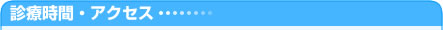 診療時間・アクセス